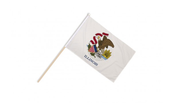 Illinois Hand Flags